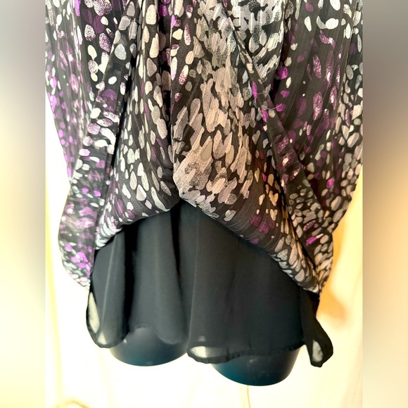 Kasper Women's Sz XL Sleeveless Layered Dressy Blouse - Picture 3 of 6